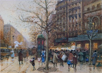 Paris scenes 12 Eugene Galien Oil Paintings